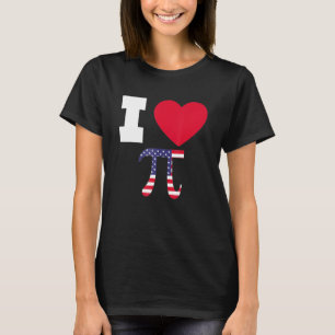 I Liebe Pi Happy Pi Day Math Celebration T-Shirt