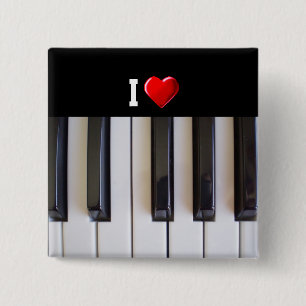 I Liebe Piano Button