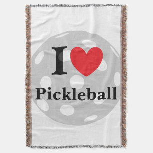 "I Liebe Pickleball" Decke