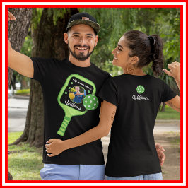 I Liebe Pickleball Green Paddle Niedlich Sports FO Tri-Blend Shirt