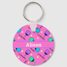 I Liebe Pickleball pink