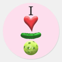 I Liebe Pickleball - Rosa -