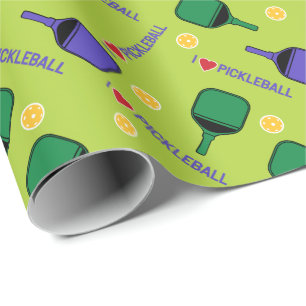 I Liebe Picklebellgrün Geschenkpapier