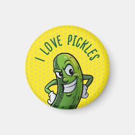 I Liebe Pickles Magnet
