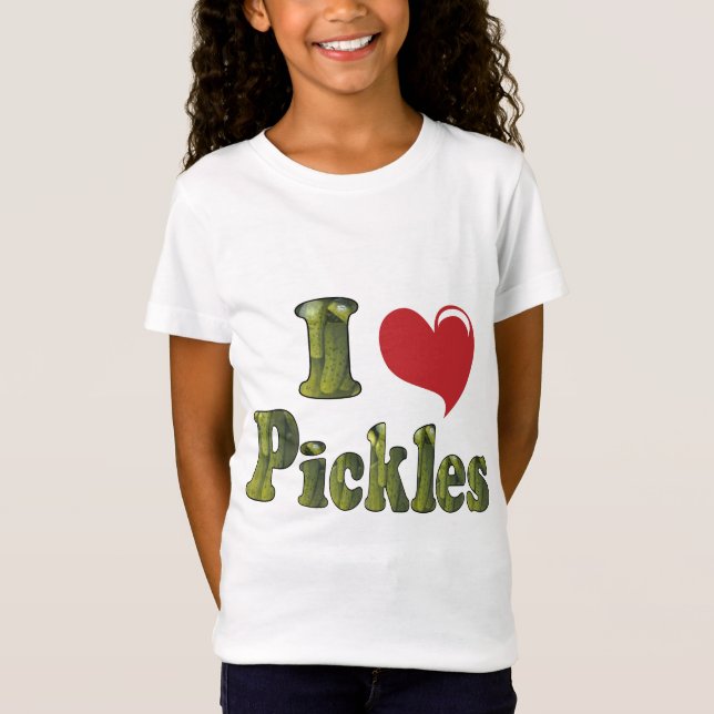 I Liebe Pickles T-Shirt (Vorderseite)
