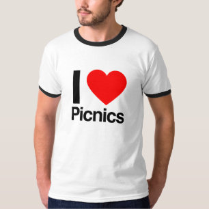 i Liebe picknicken T-Shirt