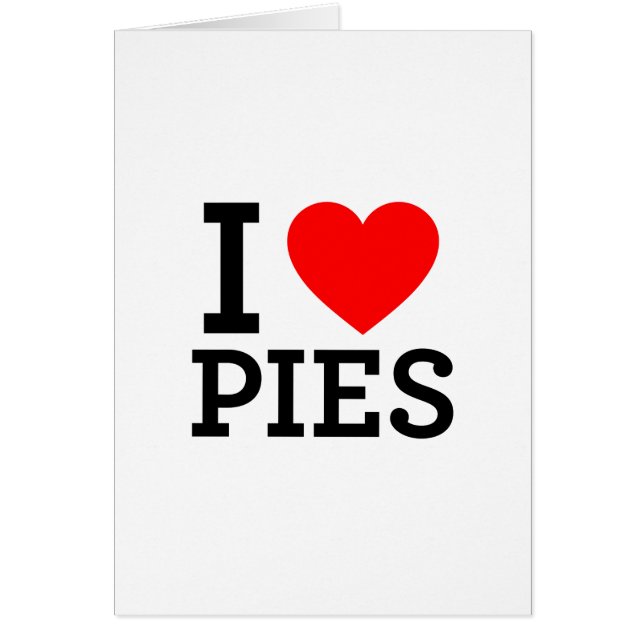 I Liebe Pies (Vorne)