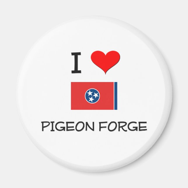 I Liebe Pigeon Forge Tennessee Magnet (Vorne)