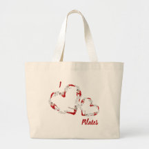 I Liebe Pilates Große Totttasche