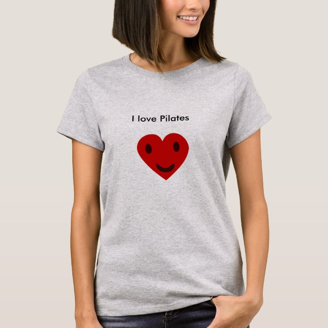 I Liebe Pilates T-Shirt (Vorderseite)