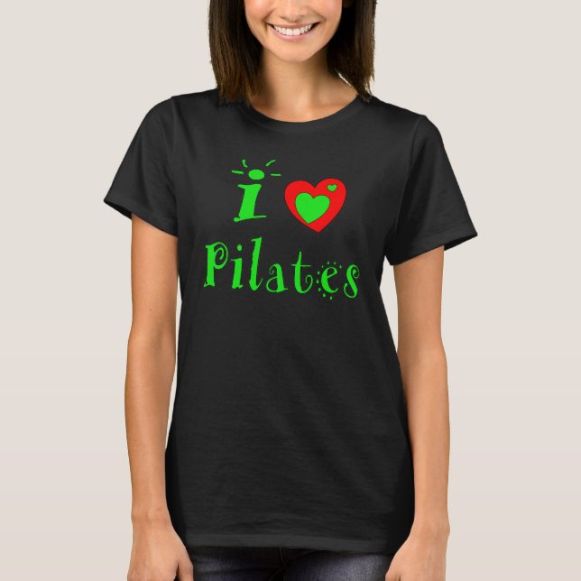 I Liebe Pilates - Womens Pilates Top (Vorderseite)