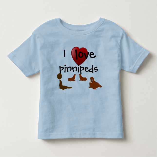 I Liebe Pinnipeds T - Shirt (Vorderseite)