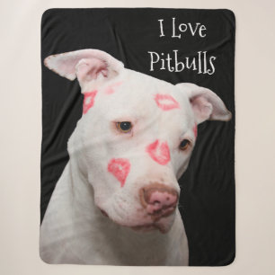 I Liebe Pitbuls Sherpadecke