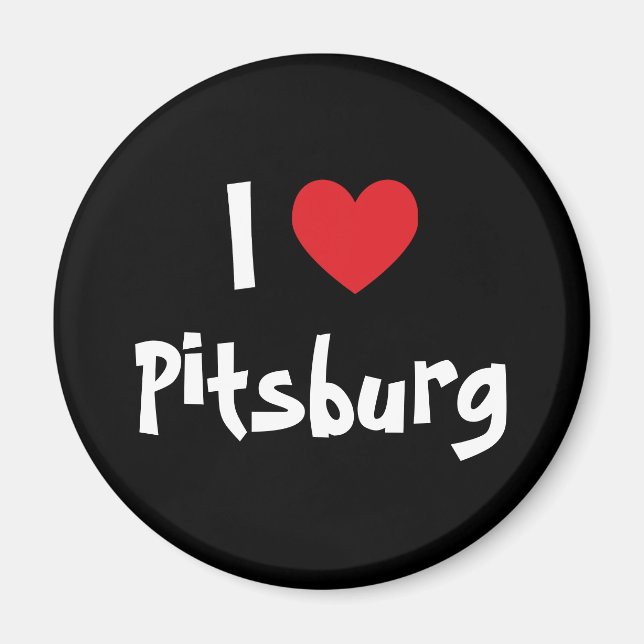 I Liebe Pitsburg Magnet (Vorne)