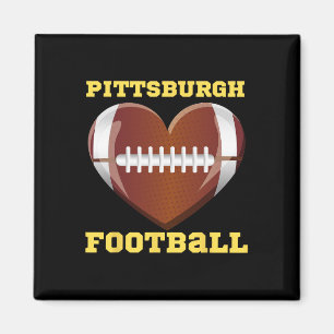 I Liebe Pittsburgh Fußball Herz Frauen Kleinkind G Magnet