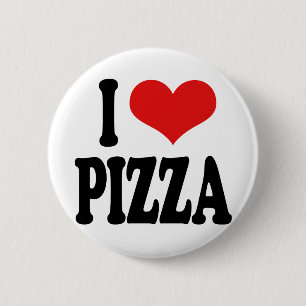 I Liebe-Pizza Button