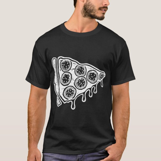I Liebe Pizza für Men Woman Kids Fun Pizza Liebhab T-Shirt (Vorderseite)