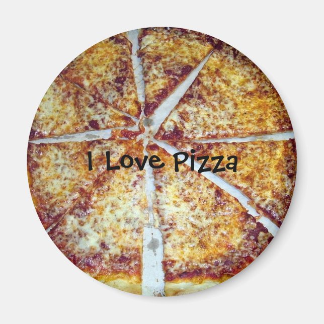 I Liebe Pizza Magnet (Vorne)