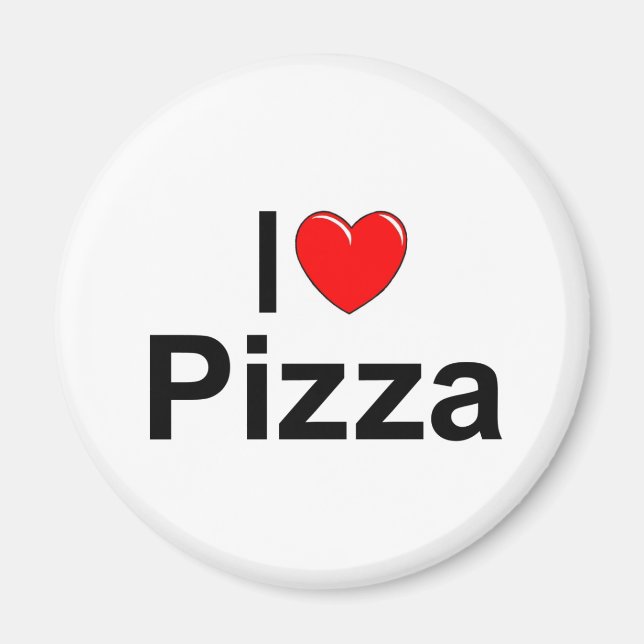 I Liebe Pizza Magnet (Vorne)