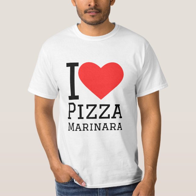 I Liebe Pizza marinara T-Shirt (Vorderseite)