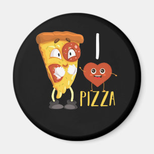 I Liebe Pizza Niedlich Pizza Slice Magnet