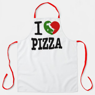 I Liebe Pizza Schürze