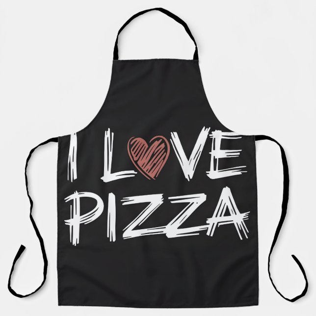 I Liebe Pizza Schürze (Vorderseite)