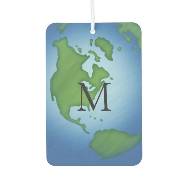I Liebe Planet Earth Environmental Awareness Custo Autolufterfrischer (Vorderseite)