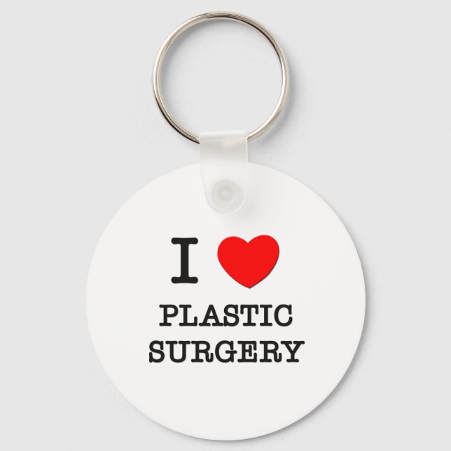 I Liebe Plastische Operation Schlüsselanhänger (Vorderseite)
