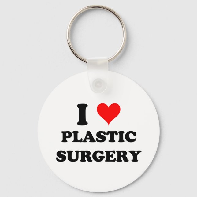 I Liebe Plastische Operation Schlüsselanhänger (Vorderseite)