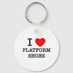I Liebe-Plattform-Schuhe Schlüsselanhänger