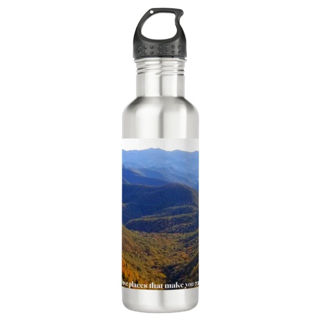 I Liebe platziert Wasserflasche aus Edelstahl Edelstahlflasche (Vorderseite)