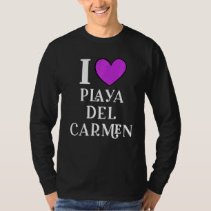 I Liebe Playa del Carmen Mexiko Urlaub 1 T-Shirt