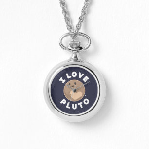 I Liebe Pluto Armbanduhr