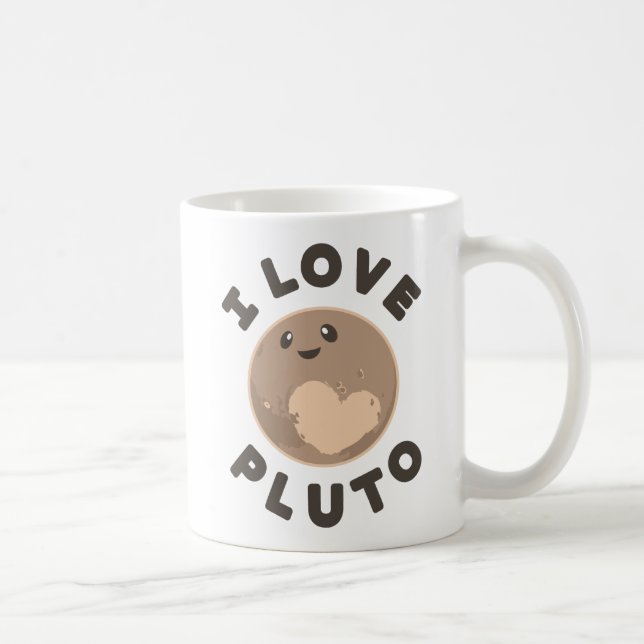 I Liebe Pluto Kaffeetasse (Rechts)
