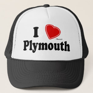 I Liebe Plymouth Truckerkappe