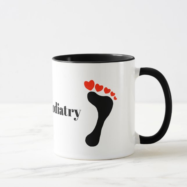 I Liebe Podiatrie Tasse (Rechts)