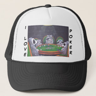 I Liebe-Poker-Hut Truckerkappe