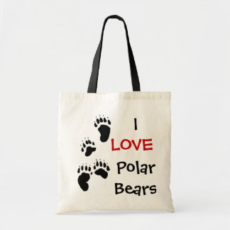 I LIEBE-POLARE BÄREN TRAGETASCHE
