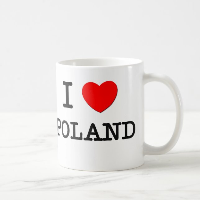 I Liebe Polen Kaffeetasse (Rechts)