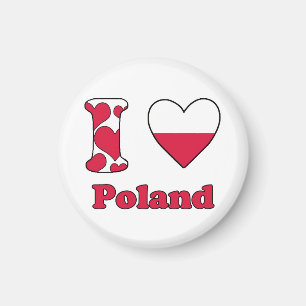 I Liebe Polen Magnet