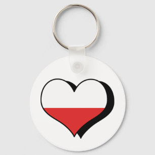 I Liebe Polen Schlüsselanhänger