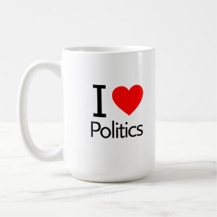 I Liebe Politik Kaffeetasse
