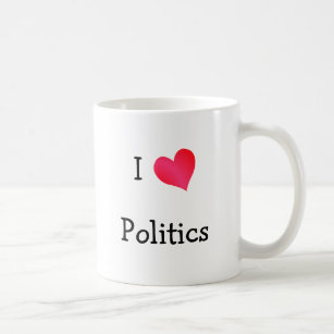 I Liebe Politik Kaffeetasse