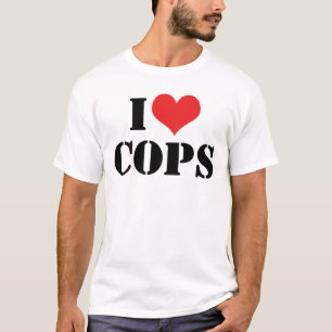 I LIEBE POLIZISTEN T-Shirt