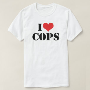 I LIEBE POLIZISTEN T - SHIRT