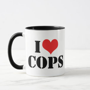 I LIEBE POLIZISTEN TASSE