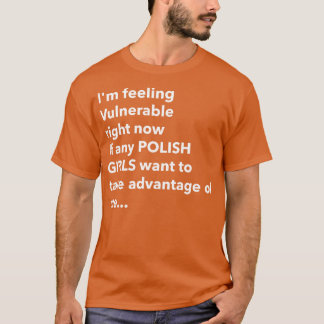 I Liebe Polnische Mädchen Funny Vulnerable RN T-Shirt