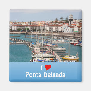I Liebe Ponta Delgada Magnet