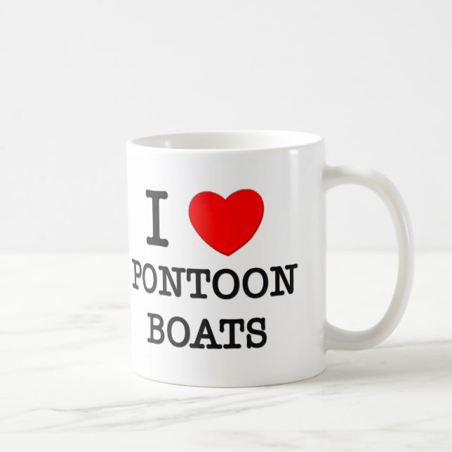 I Liebe-Ponton-Boote Kaffeetasse (Rechts)